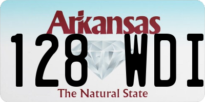 AR license plate 128WDI