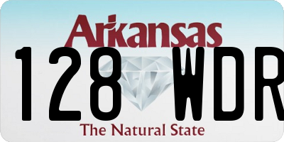 AR license plate 128WDR