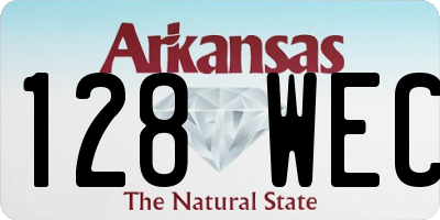 AR license plate 128WEC