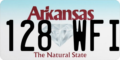 AR license plate 128WFI