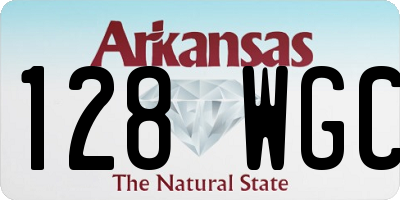 AR license plate 128WGC