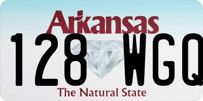 AR license plate 128WGQ