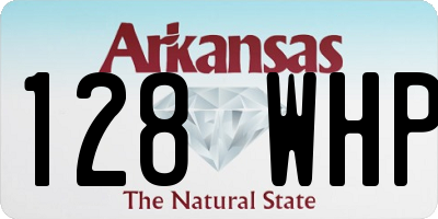 AR license plate 128WHP