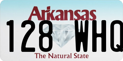 AR license plate 128WHQ