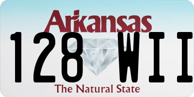 AR license plate 128WII
