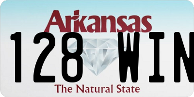 AR license plate 128WIN