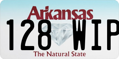 AR license plate 128WIP