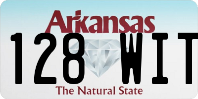AR license plate 128WIT