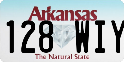 AR license plate 128WIY