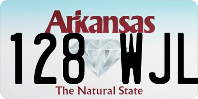AR license plate 128WJL