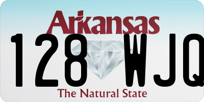 AR license plate 128WJQ