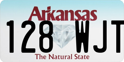 AR license plate 128WJT