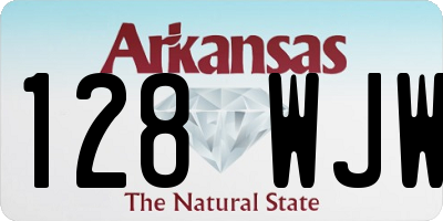 AR license plate 128WJW