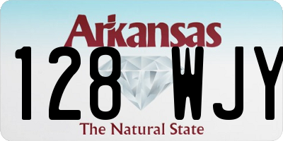 AR license plate 128WJY