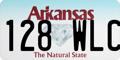 AR license plate 128WLC
