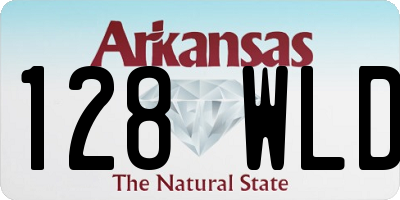 AR license plate 128WLD