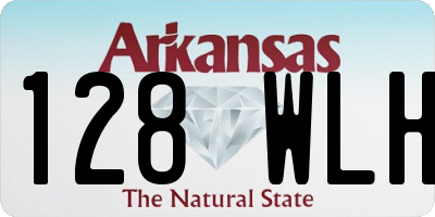 AR license plate 128WLH