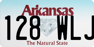 AR license plate 128WLJ