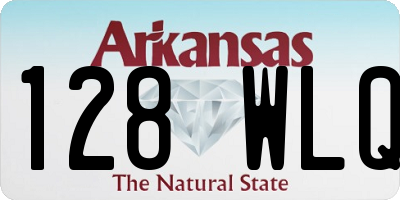 AR license plate 128WLQ