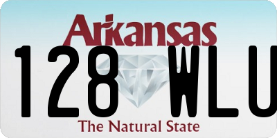 AR license plate 128WLU