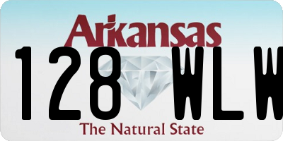 AR license plate 128WLW