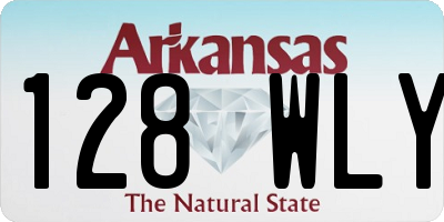 AR license plate 128WLY