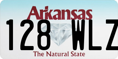 AR license plate 128WLZ