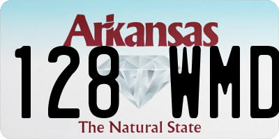 AR license plate 128WMD