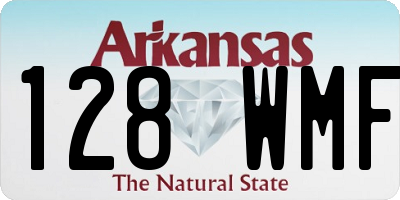 AR license plate 128WMF