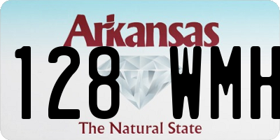 AR license plate 128WMH