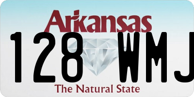 AR license plate 128WMJ