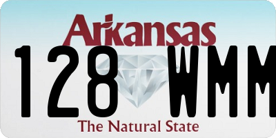 AR license plate 128WMM