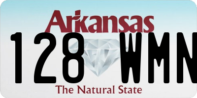 AR license plate 128WMN