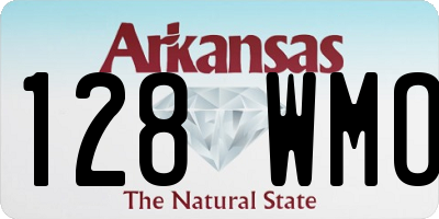 AR license plate 128WMO