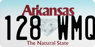 AR license plate 128WMQ