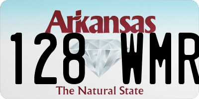 AR license plate 128WMR