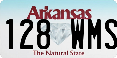 AR license plate 128WMS