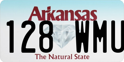 AR license plate 128WMU