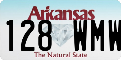 AR license plate 128WMW