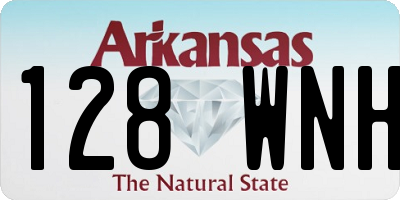 AR license plate 128WNH