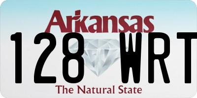 AR license plate 128WRT