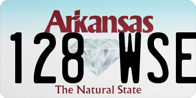 AR license plate 128WSE