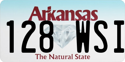 AR license plate 128WSI