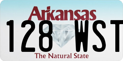 AR license plate 128WST