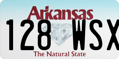 AR license plate 128WSX