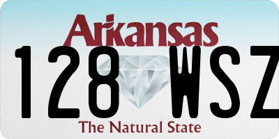 AR license plate 128WSZ