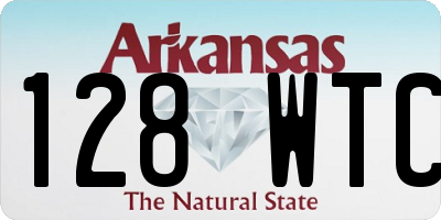 AR license plate 128WTC