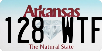 AR license plate 128WTF