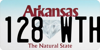 AR license plate 128WTH