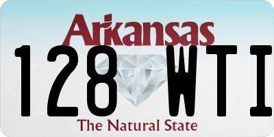AR license plate 128WTI